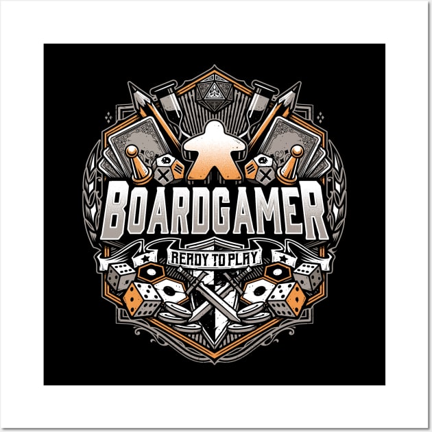 BoardGamer Wall Art by StudioM6